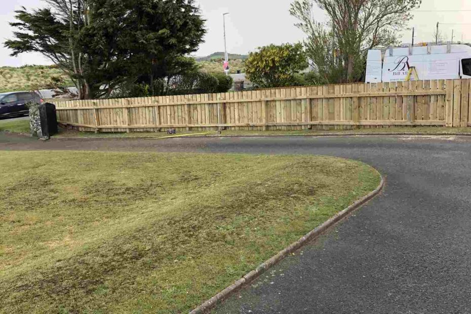 Fencing work completed in 2022